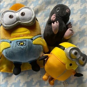 Minion Plush Toy Set + Jellycat